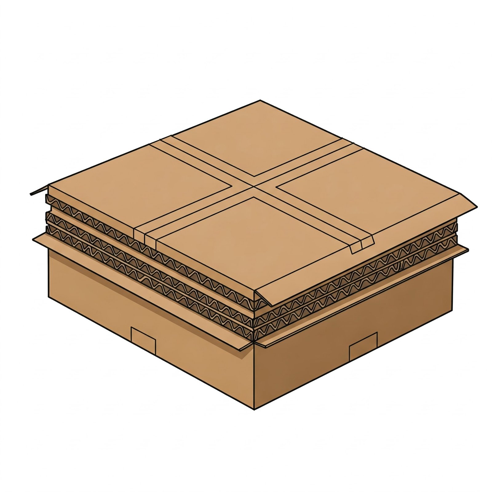 Corrugated Box 3-Ply